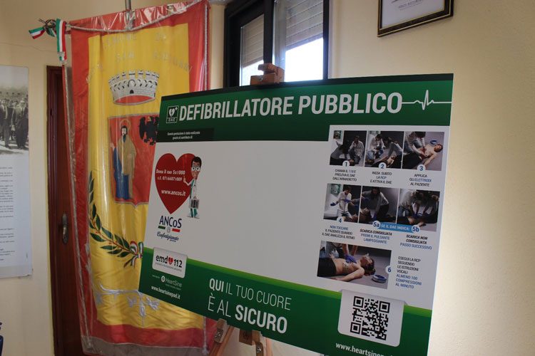 il progetto ancos defibrillatore