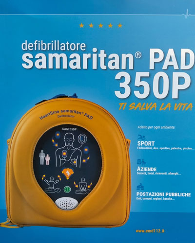 Defibrillatore itinerante con il pulmino ANCoS Aps Milano