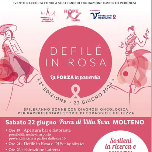 Defilé in Rosa: Moda e Solidarietà illuminano Villa Rosa