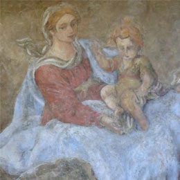 madonna con bambino tra i santi