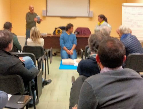 Defibrillatore itinerante con ANCoS Milano