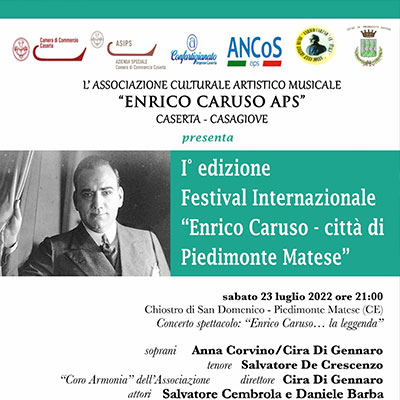 Il mito di Enrico Caruso con il primo festival internazionale