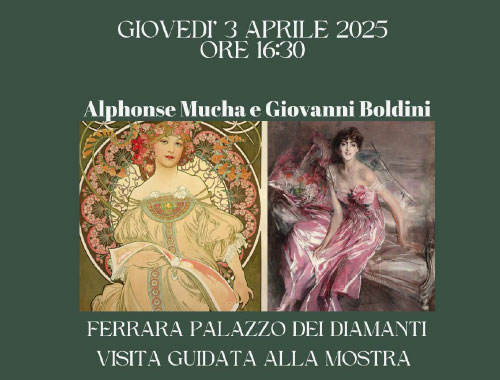 Mostra Palazzo dei Diamanti di Ferrara "Alphonse Muca e Giovanni Boldini"