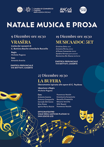 Programma Natale Musica e Prosa a Caserta