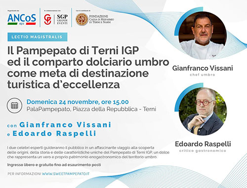 Pampepato di Terni IGP un evento ANCoS Aps