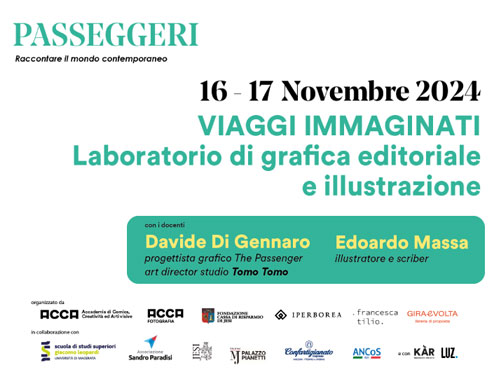 Passeggeri laboratorio di grafica editoriale a Jesi