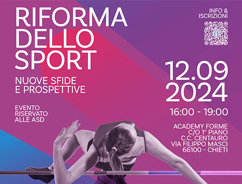 Riforma dello Sport: incontro a Chieti su nuove sfide e prospettive